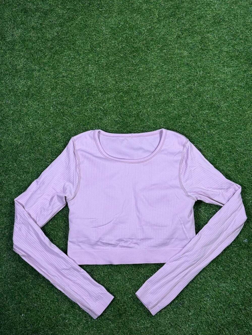 Lululemon Ebb to Street Long-Sleeve Shirt in Lilac Ether
